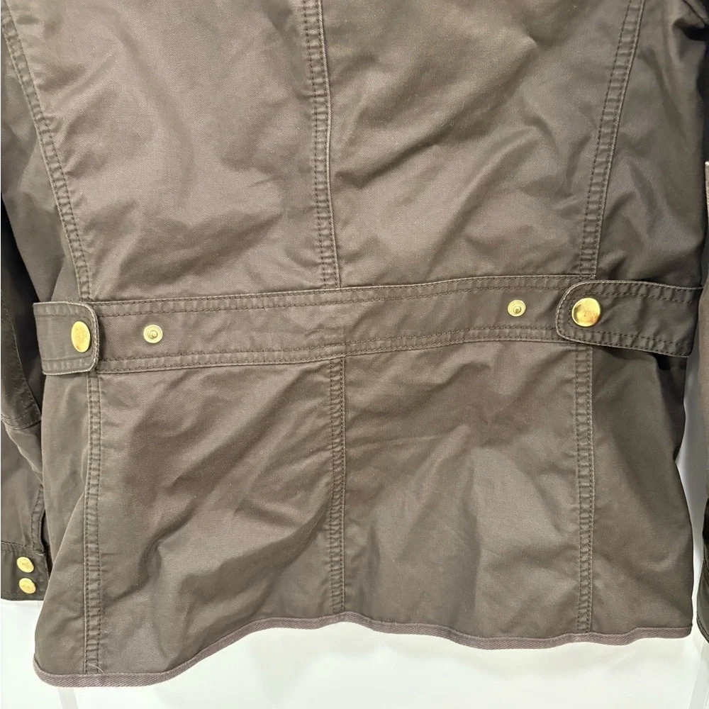 J. Crew Downtown Olive Green Utility Waxed Field Jacket Size XS - Picture 16 of 16